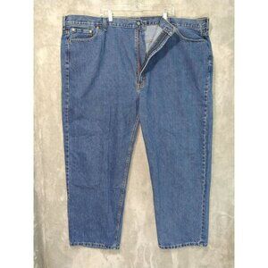 Levis 550 Jeans Mens 54x30 Blue Denim Relaxed Fit Tapered Leg Medium Wash